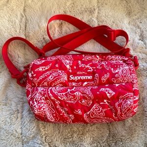 Supreme bandana purse